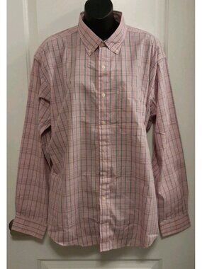 NOS Vintage Colours by Alexander Julian Button Down Men XL Multicolor Checkered